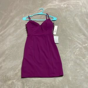 Jump Apparel Plum Formal Dress
